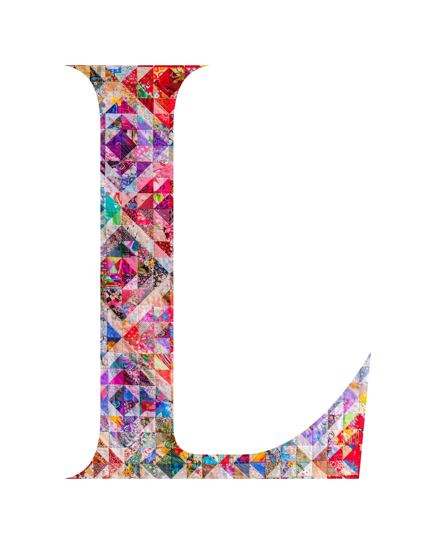 5"x7" Personalized Monogram Quilter Gift Wall Art Print