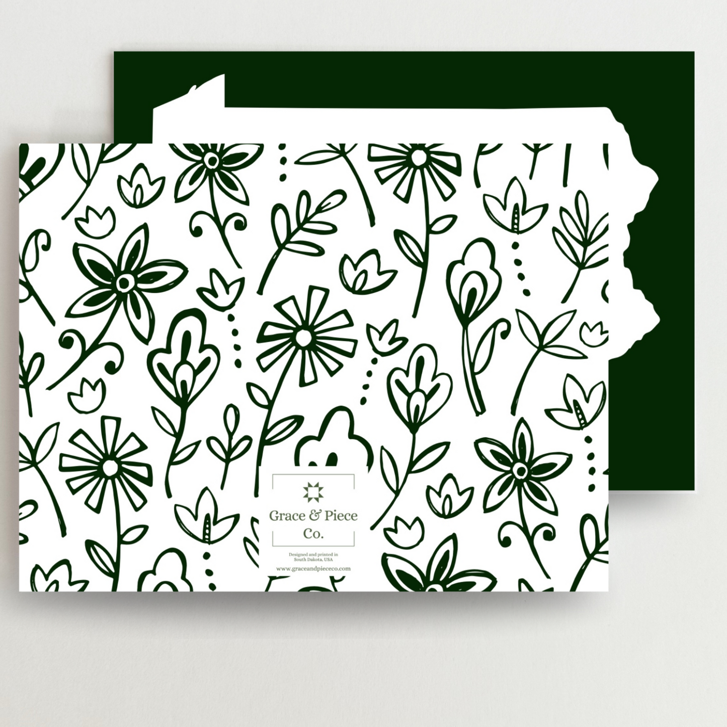 Pennsylvania Home Quilt Star Gift Set of 6 Blank Cards - Choose Your Color