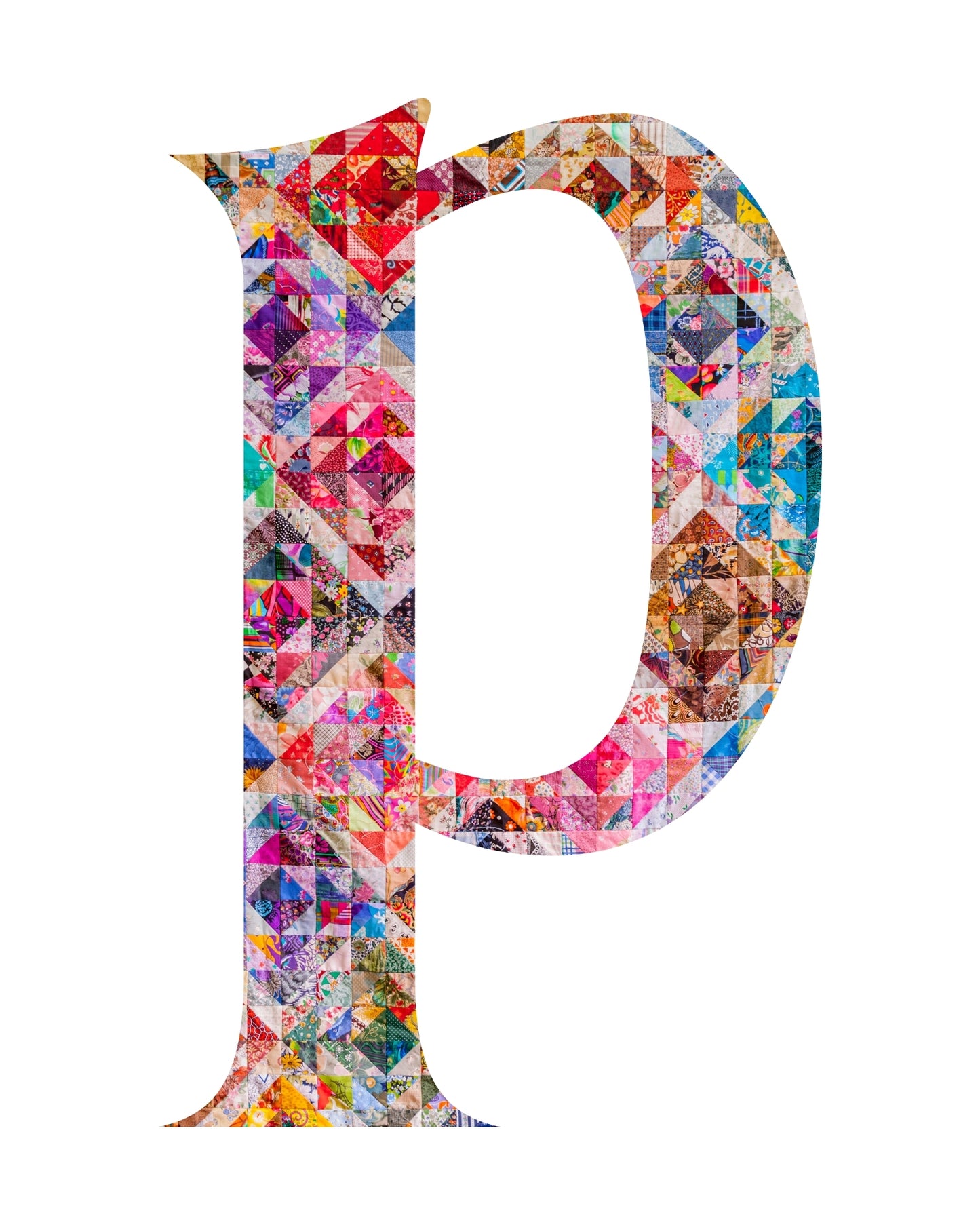 5"x7" Personalized Monogram Quilter Gift Wall Art Print