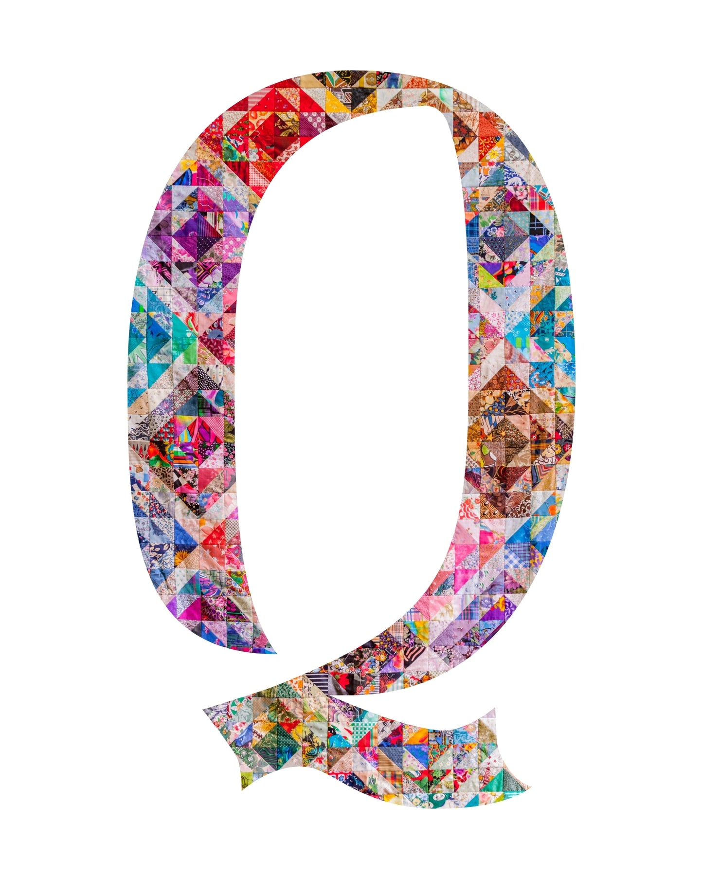 5"x7" Personalized Monogram Quilter Gift Wall Art Print