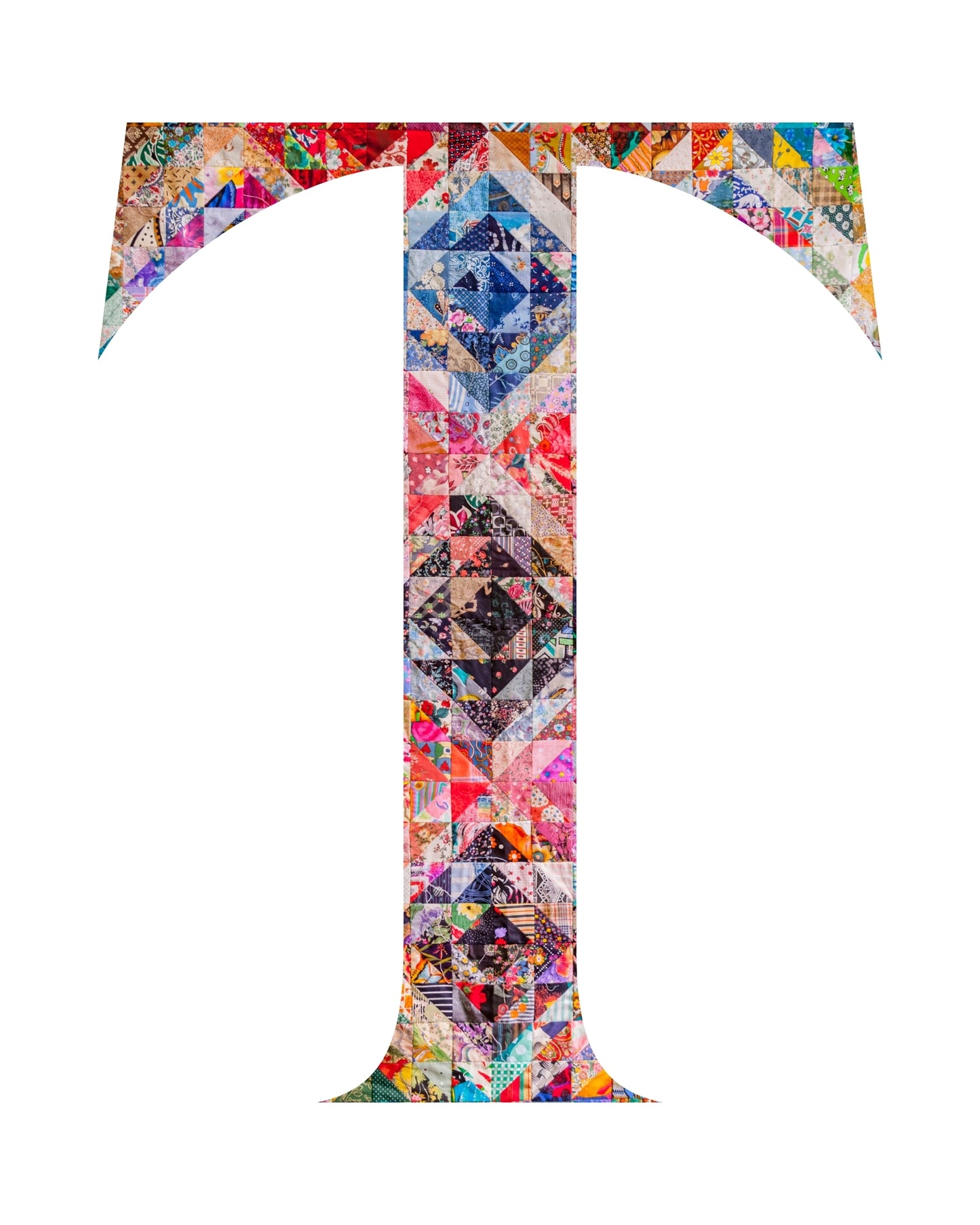 5"x7" Personalized Monogram Quilter Gift Wall Art Print