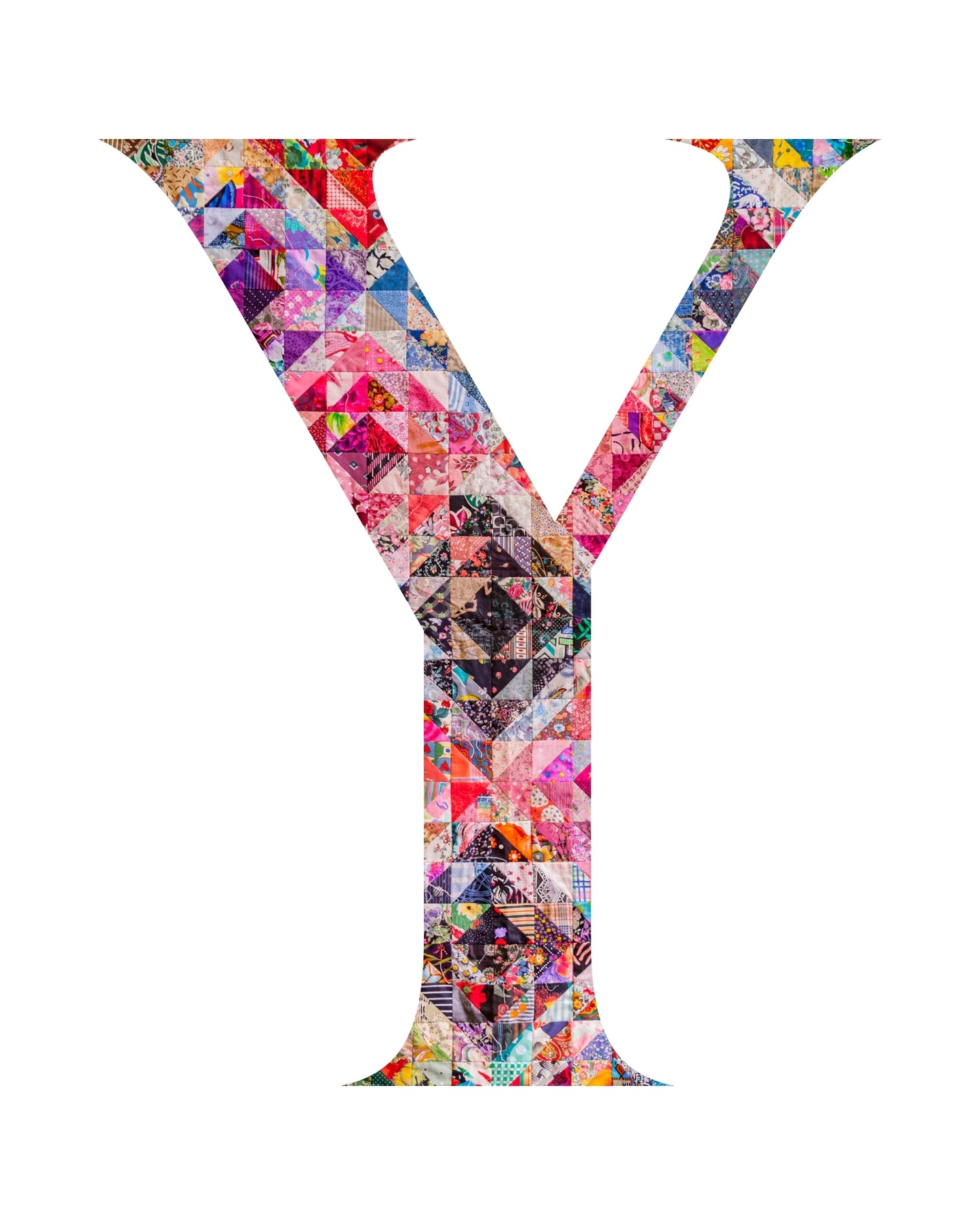 5"x7" Personalized Monogram Quilter Gift Wall Art Print