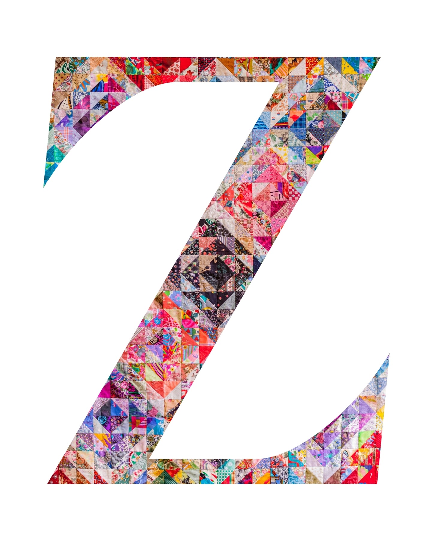 5"x7" Personalized Monogram Quilter Gift Wall Art Print