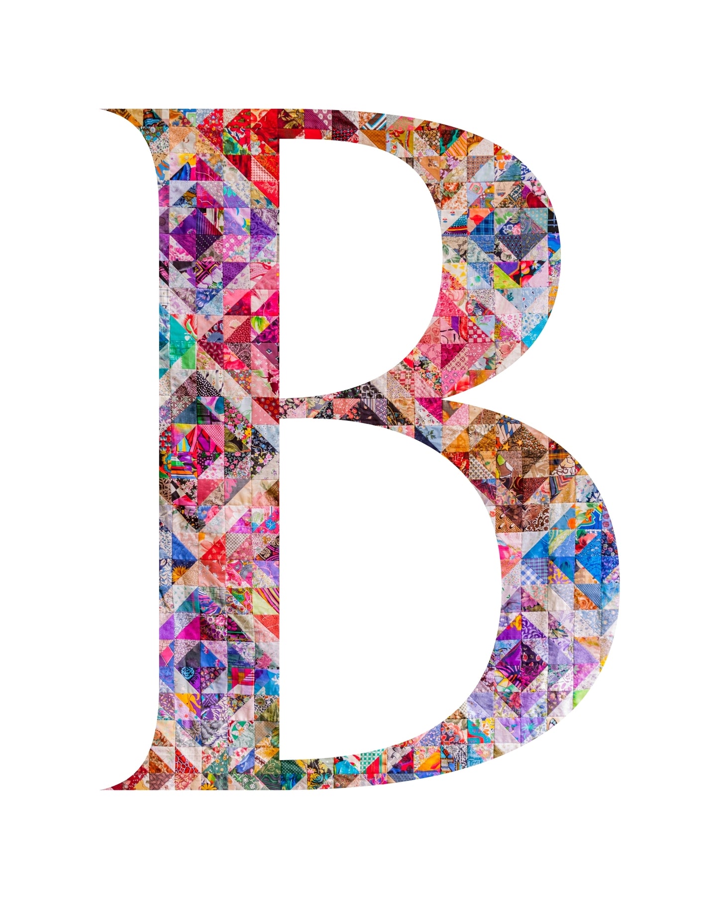 5"x7" Personalized Monogram Quilter Gift Wall Art Print