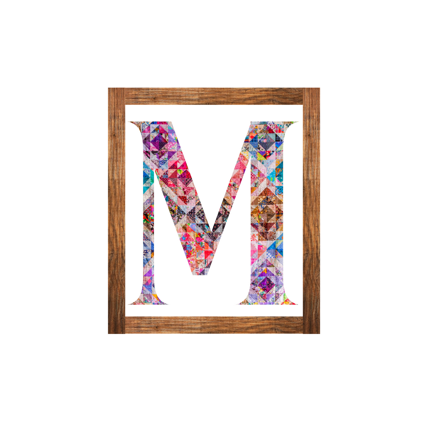8"x10" Personalized Monogram Quilter Gift Wall Art Print