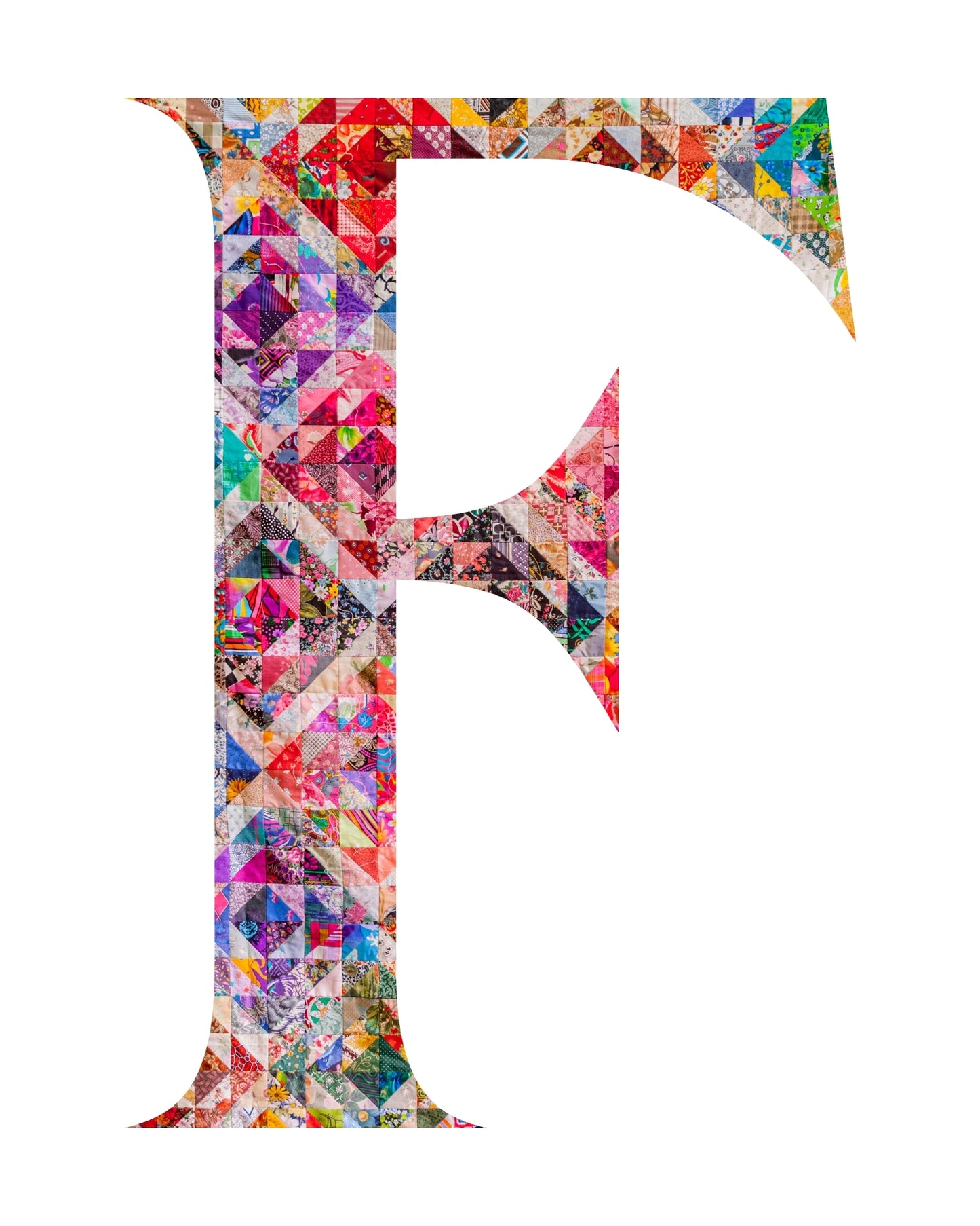 5"x7" Personalized Monogram Quilter Gift Wall Art Print