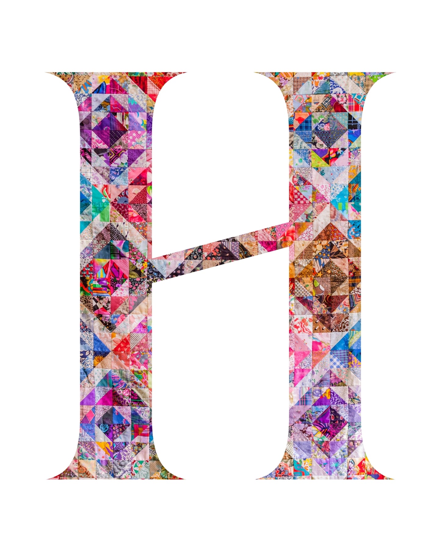 5"x7" Personalized Monogram Quilter Gift Wall Art Print