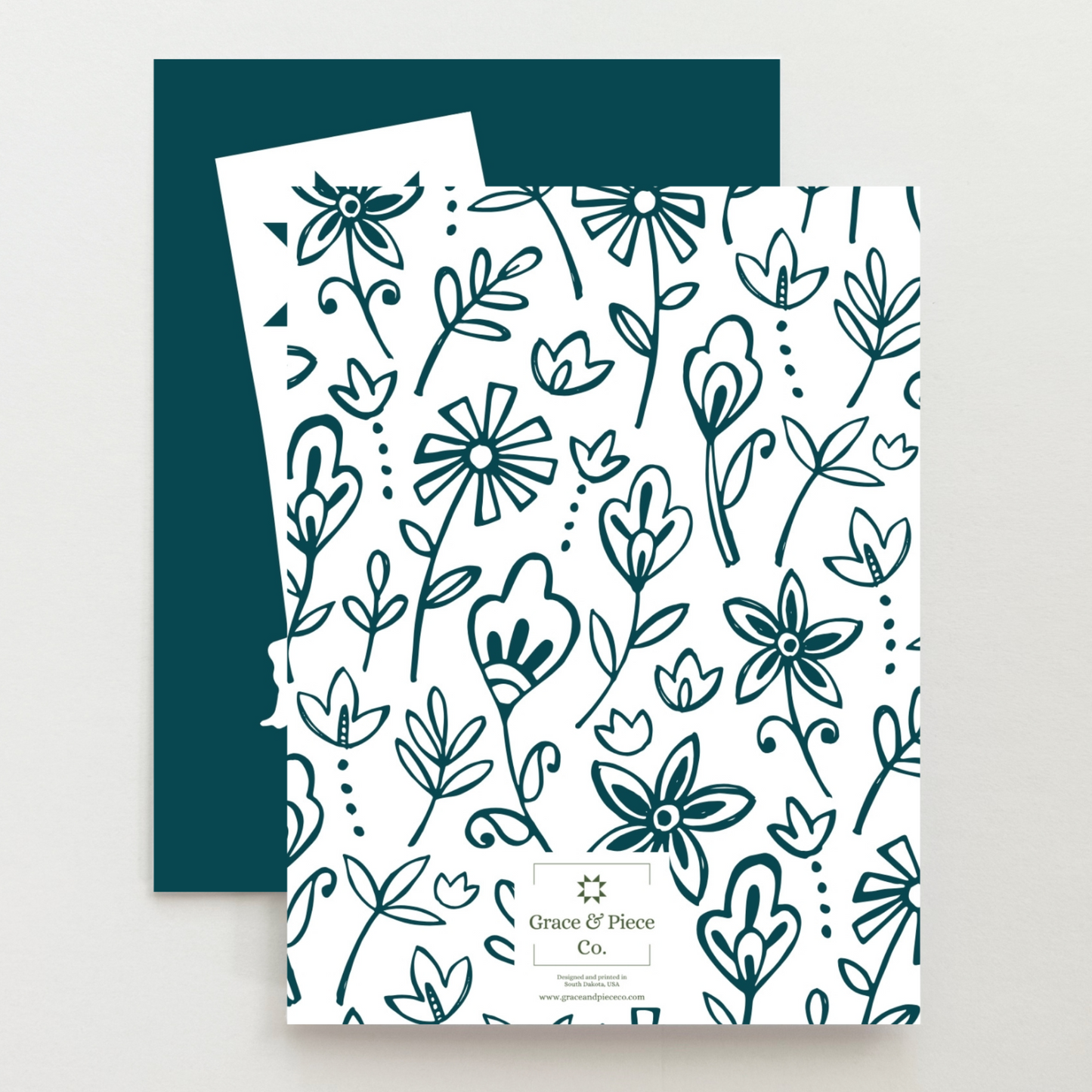 Rhode Island Home Quilt Star Gift Set of 6 Blank Cards - Choose Your Color