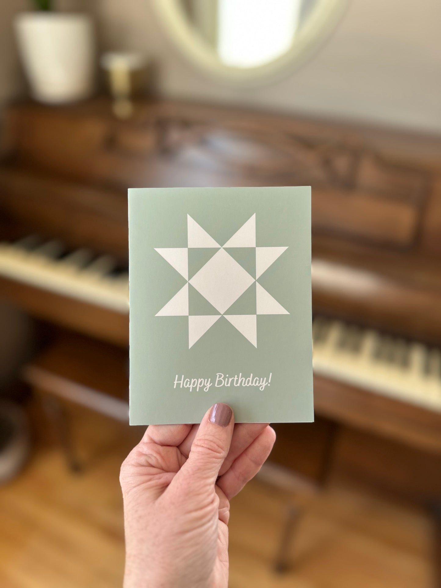 Natural Quilt Star Greeting Card Variety Pack