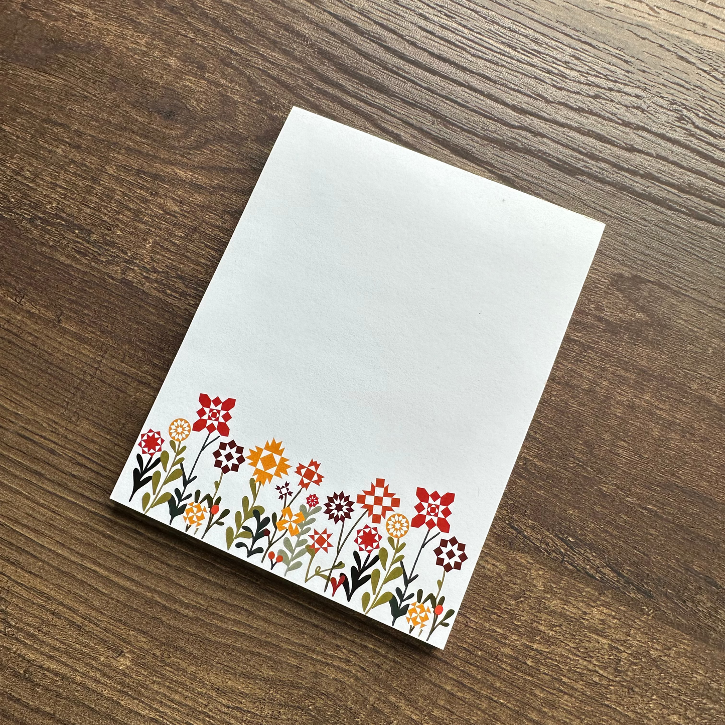 Quilter's Garden Small Notepad