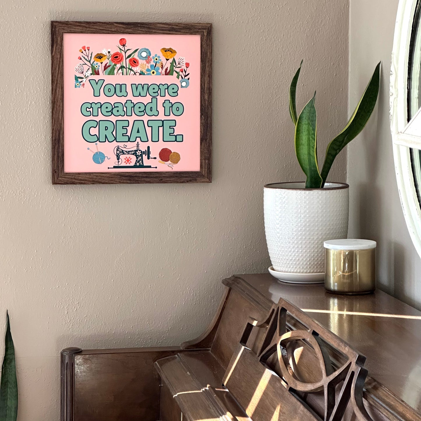 You Were Created 12"x12" Print