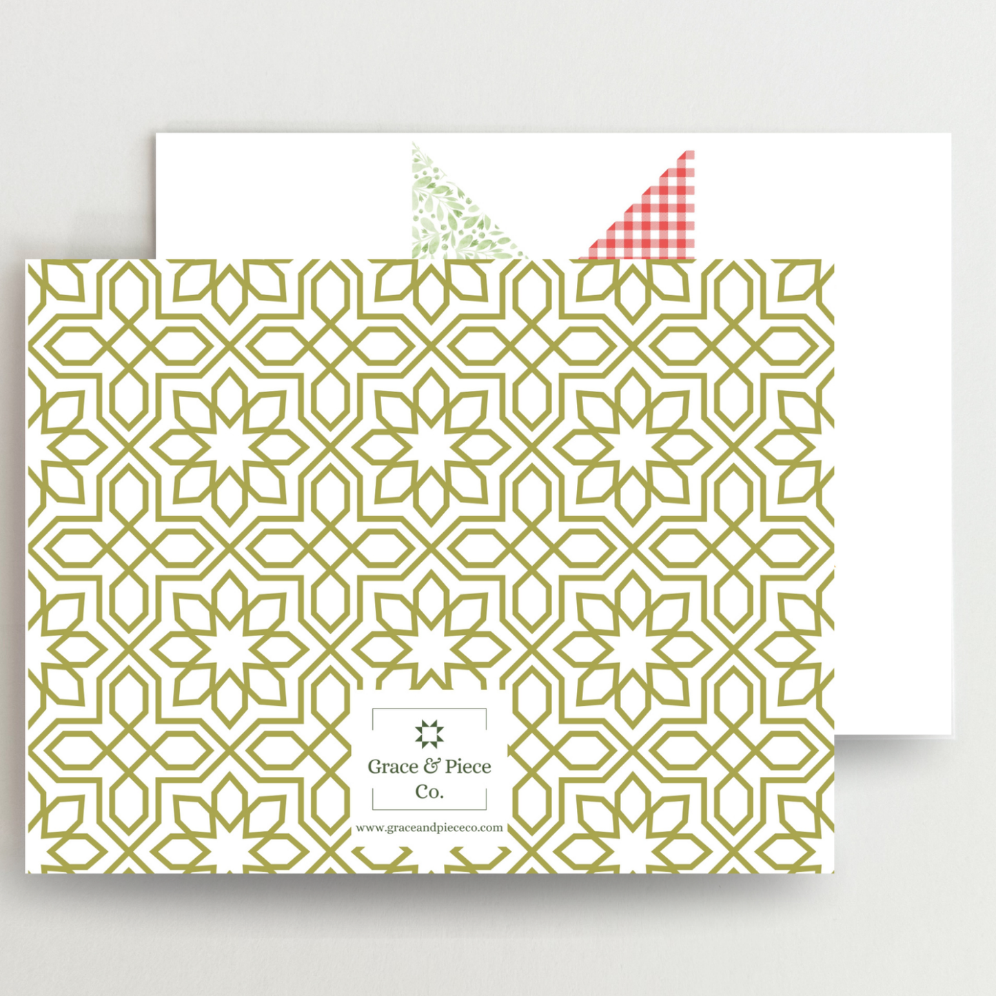 Hen House 3 Quilt Star Blank Note Cards Set