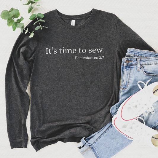 Bella+Canvas Funny Christian Quilter Bible Verse Long Sleeve Shirt. Free shipping!