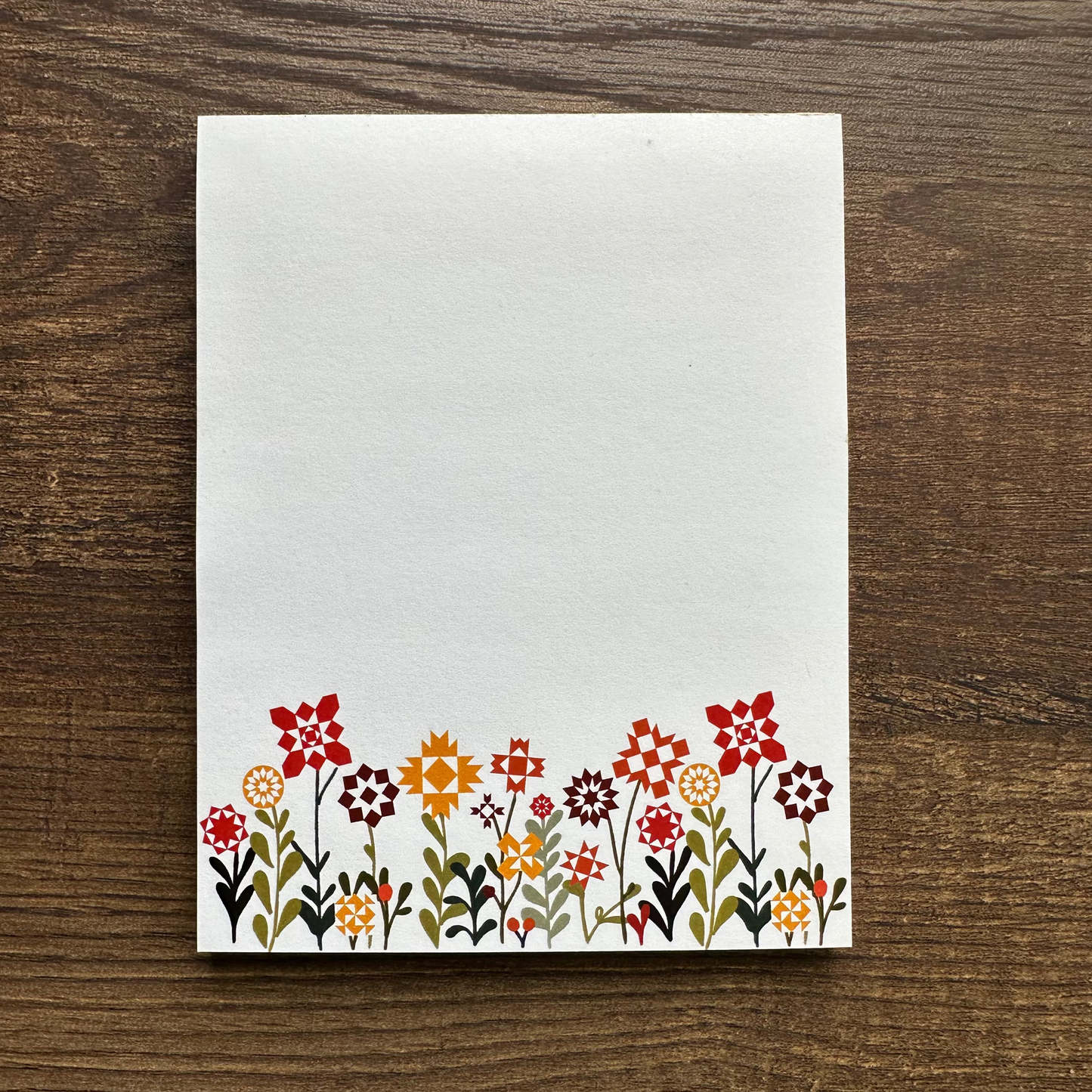 Quilter's Garden Small Notepad