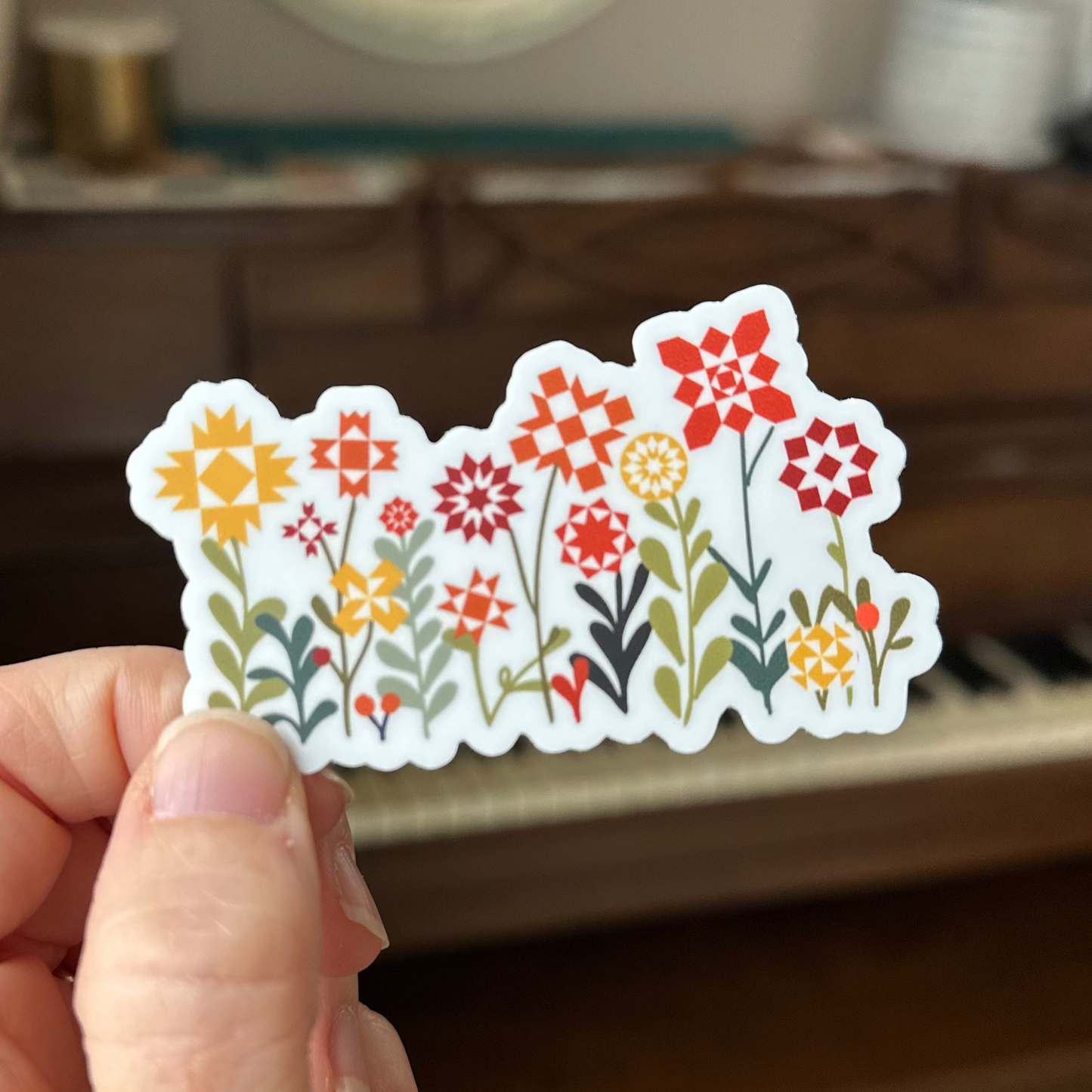 Quilter's Garden Sticker