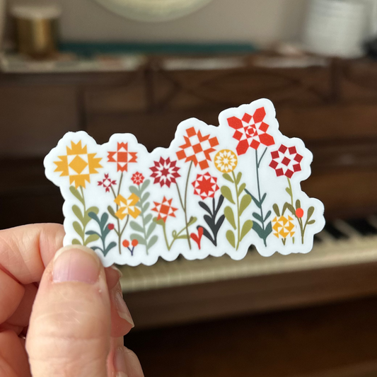 Quilter's Garden Sticker