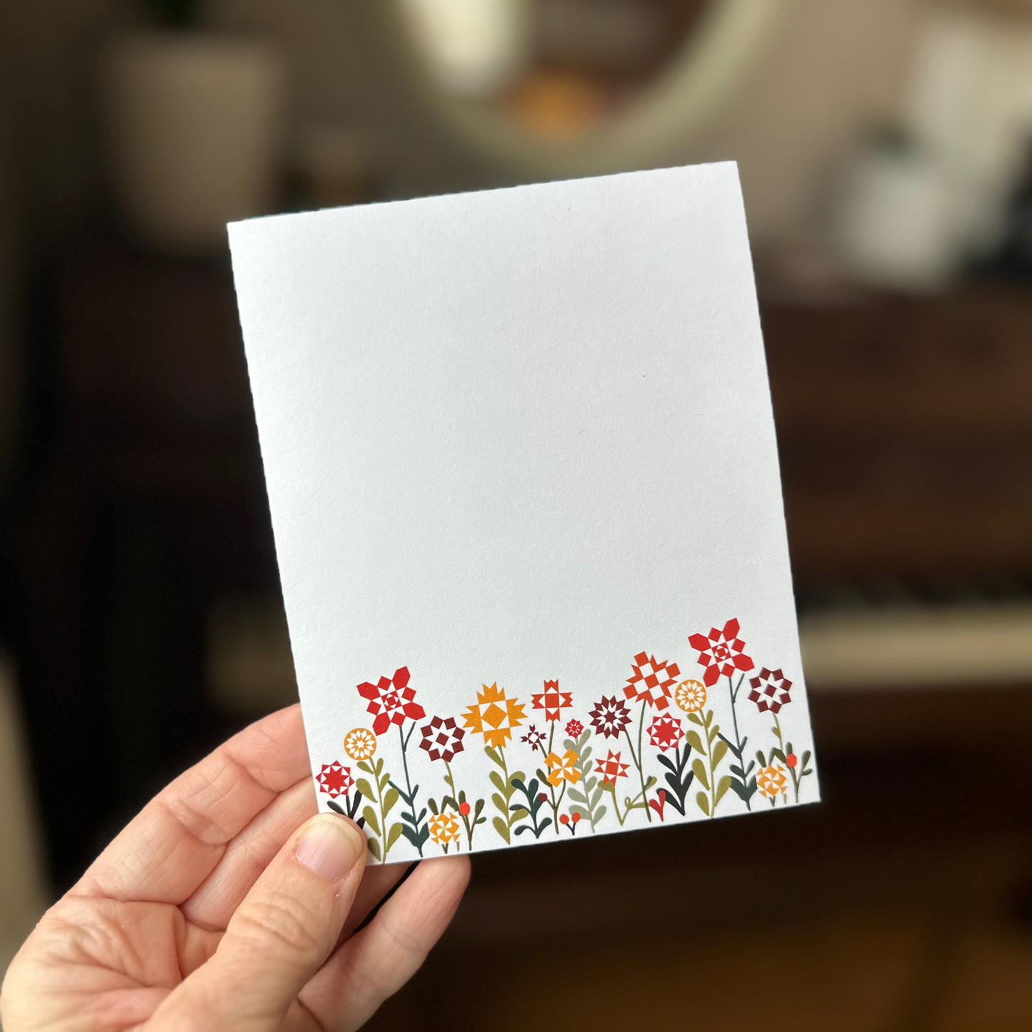 Quilter's Garden Small Notepad