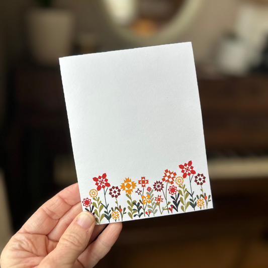 Quilter's Garden Small Notepad