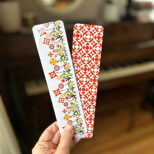 Quilter's Garden Double-Sided Laminated Bookmark