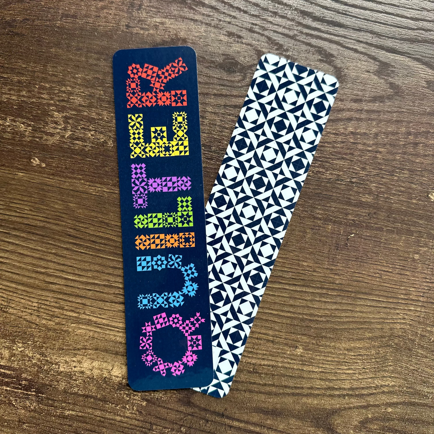 Quilter Double-Sided Laminated Bookmark