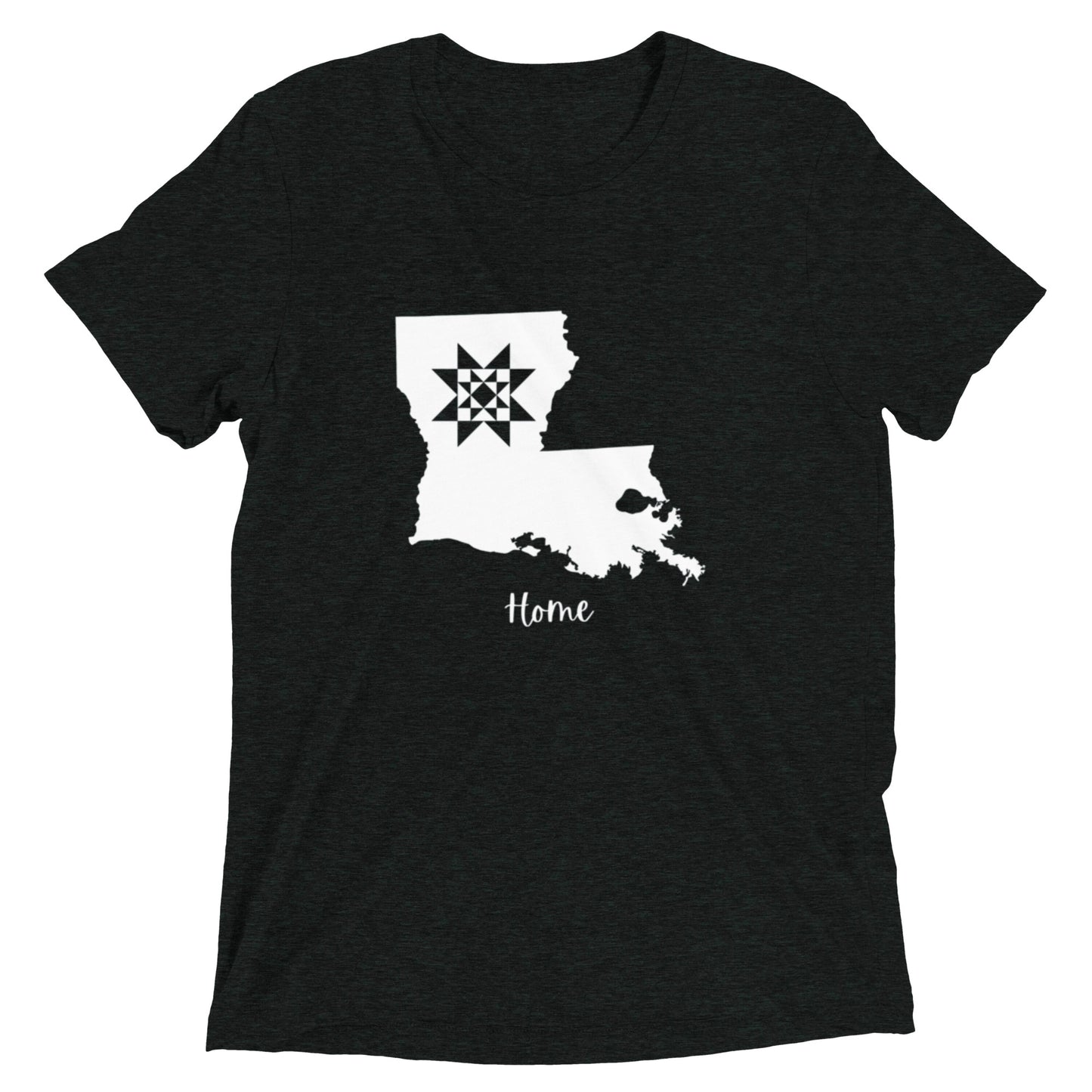 Louisiana Home Quilt Star T-Shirt - Choose your color
