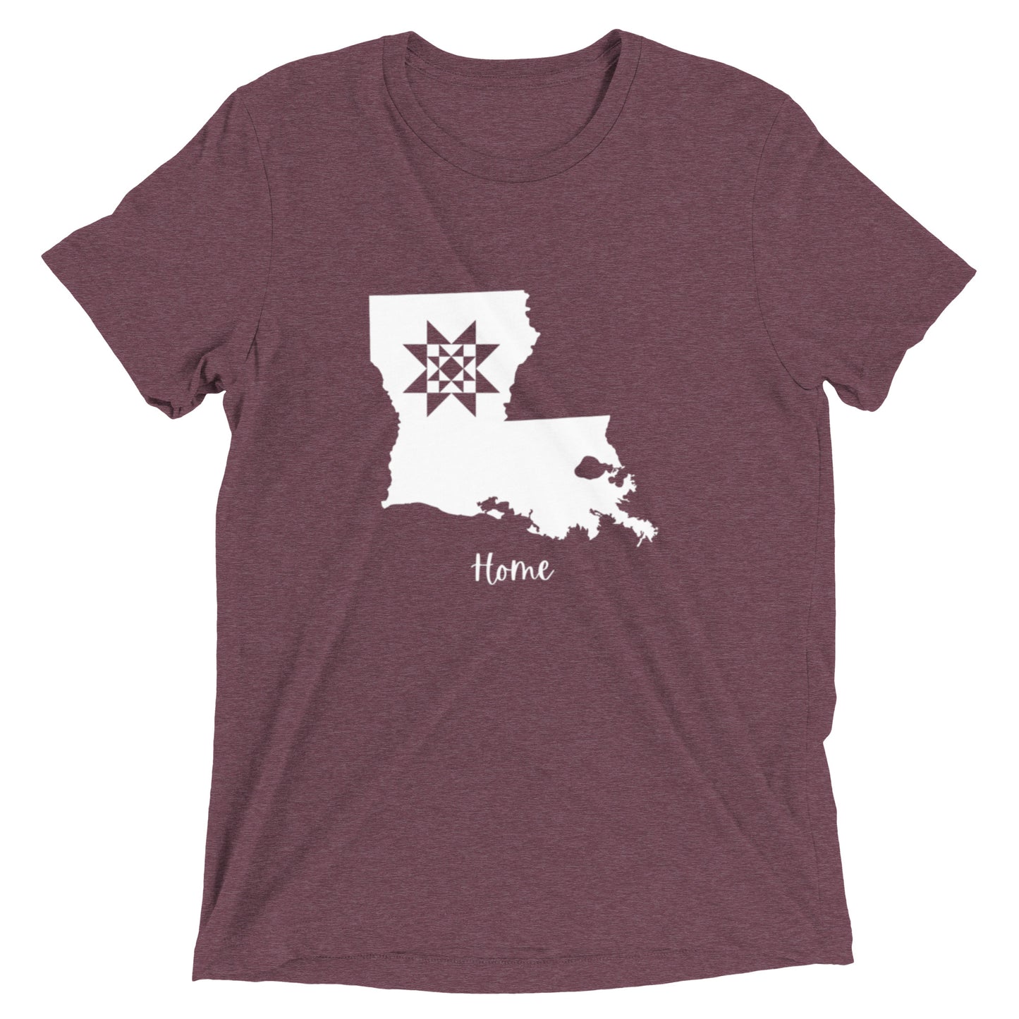 Louisiana Home Quilt Star T-Shirt - Choose your color